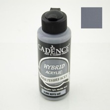 Cadence H090 Koyu Gri Hibrit Multisurface Boya 120 ml Yüksek Kapatma Özelliği ile Su Bazlı