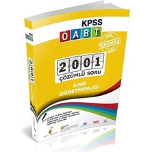 Teknocan Marketing Pelikan Kpss Öabt Sınıf Öğretmenliği 2001 Çözümlü Soru