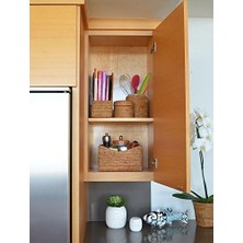 Teknocan Marketing La Jolla Rattan Magazine File Basket, /brown _ P, /brown, 26.67 x 11.43 x 30.48 cm