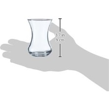 Teknocan Marketing Incebellı Çay Bardağı 125 cc 6'lı Pencereli Kutu