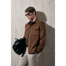 Lufian Cole Erkek Gömlek Ceket Deve Tüyü