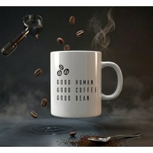 Vestron Coffee Works Kahve Kupası Beyaz Bardak 1 Adet (COFFEE MUG WHİTE CERAMİC CUP 370 ML)