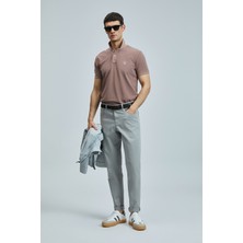 Lufian Helt Spor 5 Cep Erkek Pantolon Slim Fit Grey