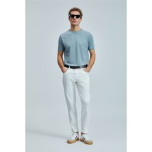 Lufian Helt Spor 5 Cep Erkek Pantolon Slim Fit Beyaz