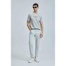 Lufian Helt Spor 5 Cep Erkek Pantolon Slim Fit Stone