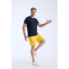 Zoma Spor Fitness Koşu Şortu - Hector - Sarı