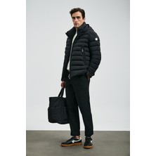 Lufian Gabrıel Kaz Tüyü Erkek Mont Siyah