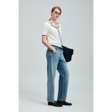 Lufian Yoko Kadın Kazak Kırık Beyaz