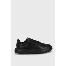 Lufian Mateas Erkek Deri Sneaker Ayakkabı Siyah