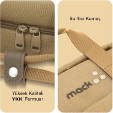 Teknocan Marketing MCE-1523 Eco Çevre Dostu Laptop Sırt Çantası 15.6 Inç, Ykk Fermuarlı Bilgisayar Sırt Çantası, Kadın ve Erkek Günlük Çanta, Okul ve Iş Çantası, Camel