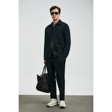 Lufian Copernı Smart Erkek Chino Pantolon Slim Fit Siyah