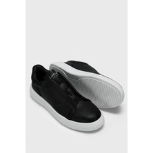Lufian Dante Erkek Deri Sneaker Ayakkabı Siyah