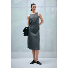 Lufian Tına Kadın Elbise Yeşil