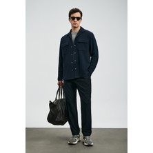 Lufian Ronald Smart Erkek Chino Pantolon Comfort Fit Lacivert