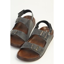 Pierre Cardin Füme Erkek Sandalet PC-7924