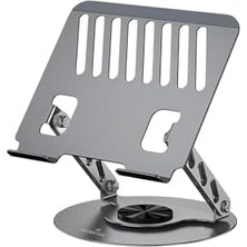 Teknocan Marketing ve Laptop Standı 360 Derece Dönebilen Boyutu Ayarlanabilir Alüminyum Alaşım Ergonomik Tasarım Bilgisayar Tutucu (Bilgisayar Standı)