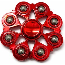 Akar Metal Stres Çarkı Kırmızı (Fidget Spinner) Dikkat Artırıcı & Rahatlatıcı Oyuncak
