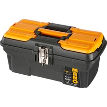 Teknocan Marketing Mg/16 Organizerli Metal Kilitli Takım Çantası/grip Serisi, Polipropilen, Siyah/sarı, 16 ’’