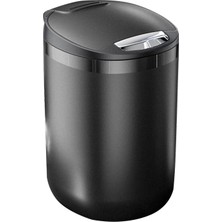 Space Işıklı Küllük -Tuşla Açmalı Siyah / ICKU61