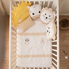 Kista Baby Bebek Uyku Seti Nevresim Takımı Baby 80x130 Animals Kahverengi