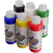 Teknocan Marketing Ana Renkler Akrilik Boya 6'lı Set 6X120ML