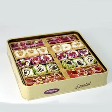 Teknocan Marketing Kuruyemiş Tramvaylı Kutuda Antepfıstıklı Karışık Lokum 500GR
