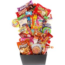 Nostaljik Lezzetler Babalar Günü Büyük Boy Nostaljik Hediye Kutusu Kahverengi Renkli İçerik