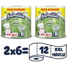 Familia Jumbo Kağıt Havlu 1xxxl = 6 Rulo x 2