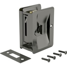 Teknocan Marketing 1701ANPSBC Onward Cep Kapısı Çekme, Gizlilik Kilidi, 3 1/4 Inç (82 Mm), Dikdörtgen, Antik Nikel