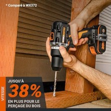 Teknocan Marketing WX352.9 20VOLT Kömürsüz Profesyonel Şarjlı Darbeli Matkap (Akü Dahil Değildir)