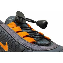 Lucky Akıllı Kilitli Elastik Ayakkabı Bağcığı 100 cm Siyah Renk ile Kullanım Kolaylığı