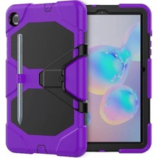 Esranın Dünyası Newface Samsung Galaxy P610 Tab S6 Lite 10.4 Kılıf Griffin Tablet Kapak - Mor