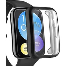 Teknocan Marketing Fit 2 Için Kılıf 360 Full Round Soft Silicone Siyah [ Fit 2 ile Uyumlu Kılıf - Siyah]