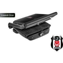 Karaca x Beşiktaş Lisanslı Gastro Grill Glass 6 Dilim Kapasiteli Logo Plakalı Tost Makinesi 2400 W