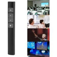 Teknocan Marketing NR55 Kablosuz Sunum Tıklayıcı Kırmızı Işaretçi Slayt Gösterisi Powerpoint WIN10 Mac Keynote Slaytlar(B3)