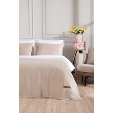 Linda Vizon Kadife Çift Kişilik Nevresim Takımı 200x220 4 Yastıklı 5008