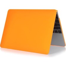 Teknocan Marketing Pro 15 Inç Kılıf A1707 A1990 Uyumlu – Mat Sert Hard Shell Tpu Kapak, Darbe ve Çizilme Koruma, Ince & Hafif Tasarım Turuncu