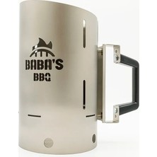 BABA'S BBQ MANGAL KÖMÜRÜ TUTUŞTURMA BACASI / 5 LT / PASLANMAZ