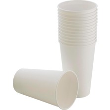 Teknocan Marketing Cuptoyou 50 Adet Parti Bardağı, Beyaz Tek Kullanımlık Karton Bardak 16 Oz, Büyük Kağıt Bardak 400 Ml, Parti Ihtiyaçları, Çocuk Partisi, Sıcak ve Soğuk Içecekler, Çay, Kahve, Meyve Suyu