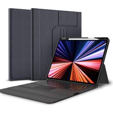 Daphnela IPAD Pro 13 Türkçe Klavyeli Kılıf Siyah