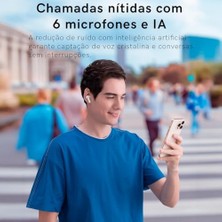 Teknocan Marketing Bp1 Pro Anc Kablosuz Kulaklık 6 Mikrofon IP55 55 Saat Beyaz