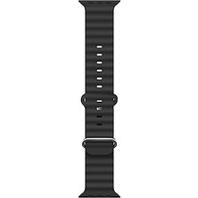 Teknocan Marketing Ocean Band Ultra 49 mm 45 mm 44 mm 42 Mm, Kadın Erkek Spor Dış Mekan Silikon Kayış Iwatch Serisi Ultra Se 8 7 6 5 4 3 2 1