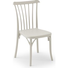 Tilia Gozo Polipropilen Sandalye Bej - Bahçe, Balkon, Teras, Dış Mekan, Kafe, Restoran İçin
