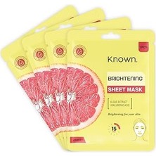 Teknocan Marketing Known Aydınlatıcı Yüz Maskesi 4 Adet