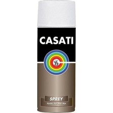 Casati Akrilik Sprey Boya 400 ml Siyah Ral 9005 Yüksek Kapatıcılık ve Kolay Uygulama