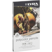 Teknocan Marketing Lyra Rembrandt Polycolor Kuruboya, 12'li Metal Kutu
