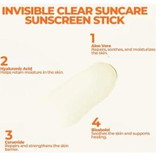 Teknocan Marketing Nemlendirici Şeffaf Stick Güneş Kremi SPF50+ 15 gr
