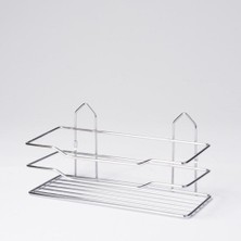 Efemark Efe Mark Premium Tek Katlı Duş Rafı Paslanmaz Krom