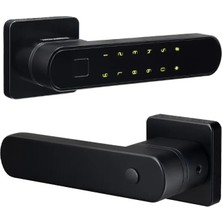 Emaks Prime Akıllı Kilit E55, Şifre, Kart, Parmak İzi, Bluetooth