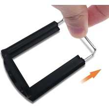 Teknocan Marketing Süngerli, Elastik ve Sabit, Dönebilen Tripod (Siyah)